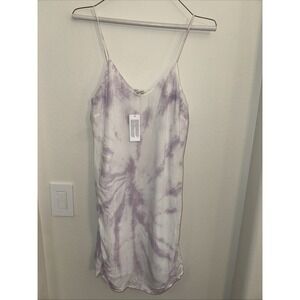 American Eagle Summer Dream Smocked Tank Dress Size Small Purple Tie Dye New